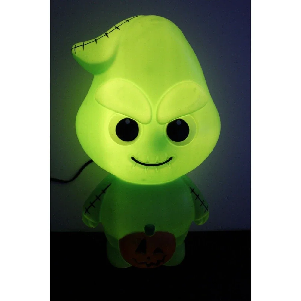 Disney Oogie Boogie Blow Mold Gemmy 14” The Nightmare Before Christmas Lighted